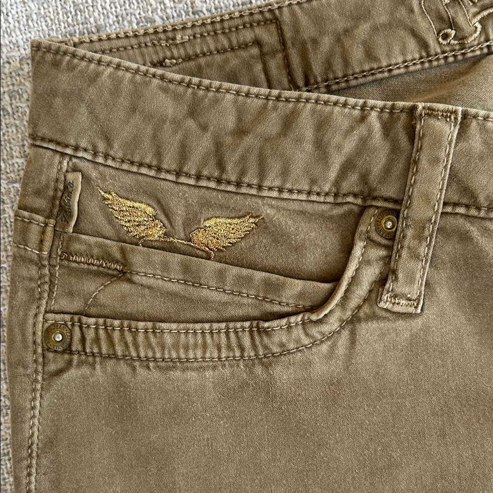 Robin's Jean Brown Jeans with Gold Accents - Picture 6 of 9